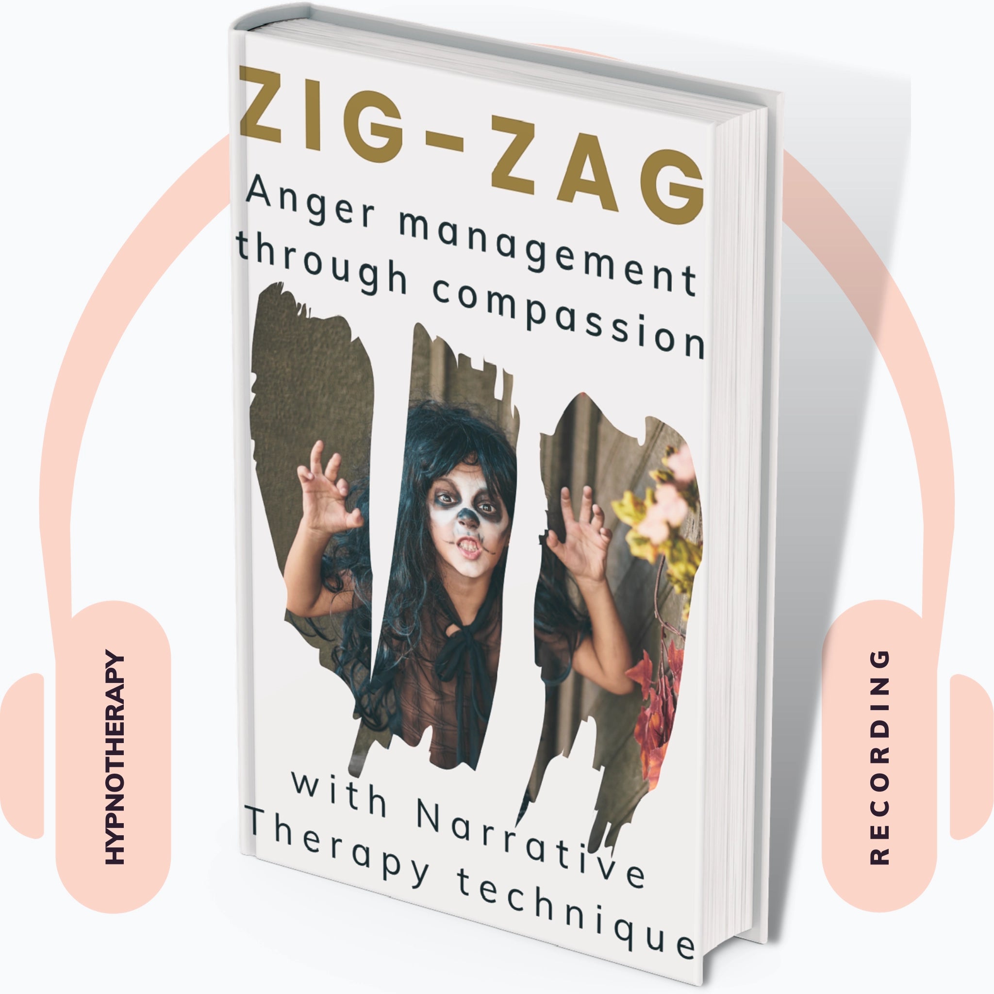 Audiobook cover: Zig-Zag, Anger Management through compassion, with Narrative Therapy technique